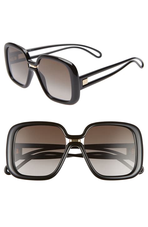 givenchy eye collection|givenchy 55mm oversized sunglasses.